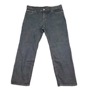 prAna Bridger Jean Men 40x30 Performance Slim Fit Brown Denim Workwear M4BD30315